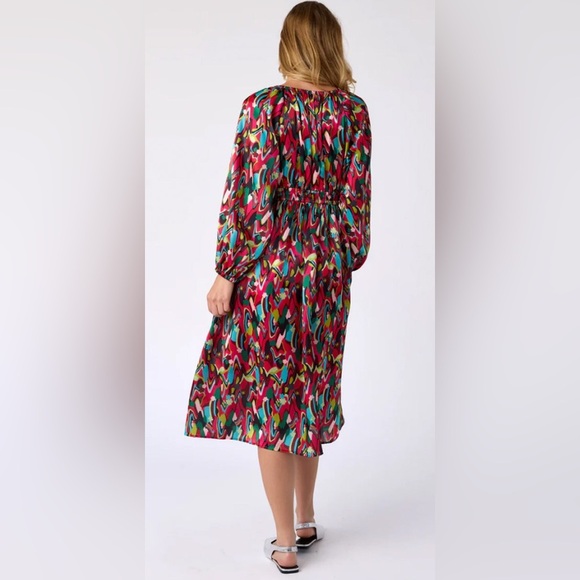 Crosby by Mollie Burch Holland Dress Size Medium Color Pink - Picture 7 of 7